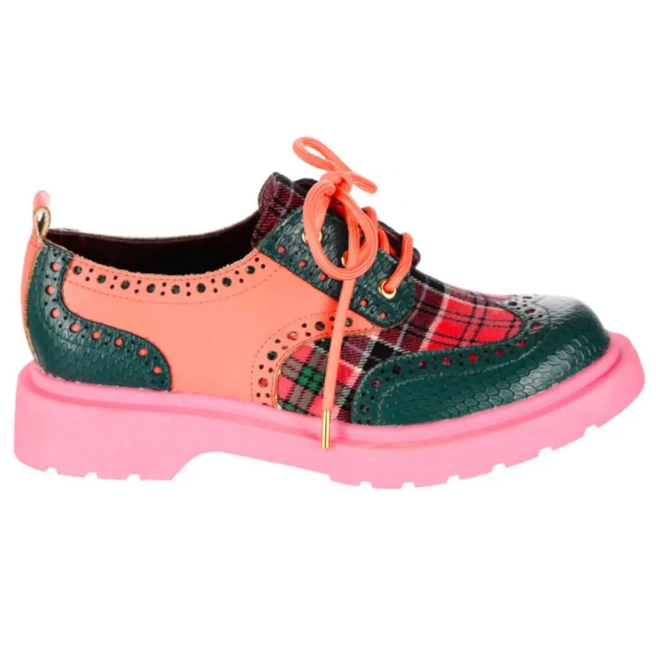 Loafers/Oxfords-Irregular Choice Smart N Spiffy Pink