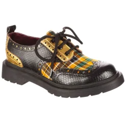 Loafers/Oxfords-Irregular Choice Smart N Spiffy Gold