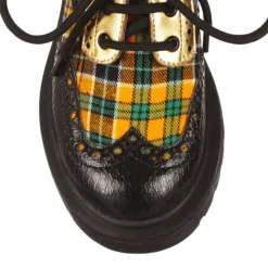 Loafers/Oxfords-Irregular Choice Smart N Spiffy Gold