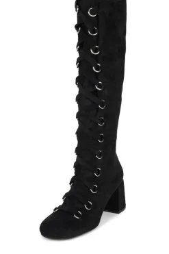 Boot-Jeffrey Campbell Aluma Black Suede