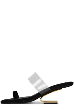 Sandal-Jeffrey Campbell Calculate Black Suede Sandal