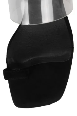 Sandal-Jeffrey Campbell Calculate Black Suede Sandal