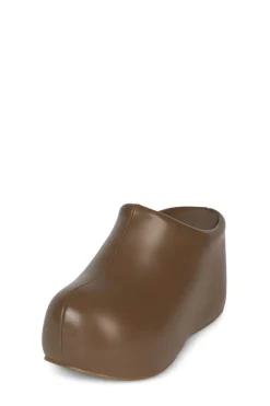 Clog-Jeffrey Campbell Cloggin Dark Natural