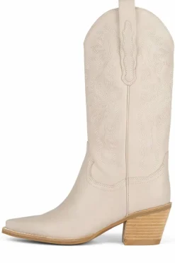 Boot-Jeffrey Campbell Dagget Ice Natural Western Boot