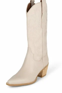 Boot-Jeffrey Campbell Dagget Ice Natural Western Boot