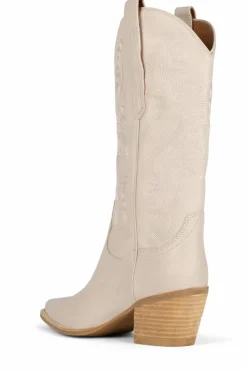 Boot-Jeffrey Campbell Dagget Ice Natural Western Boot