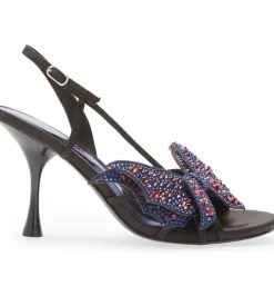 Heel-Jeffrey Campbell Emotions Black Satin