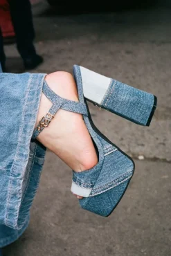 Heel-Jeffrey Campbell Girlfriend Blue Denim Platform