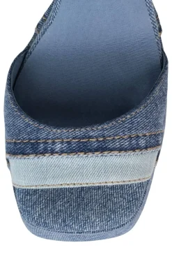 Heel-Jeffrey Campbell Girlfriend Blue Denim Platform