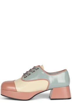Loafers/Oxfords-Jeffrey Campbell School Mauve Oxford