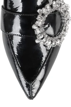 Loafers/Oxfords-Jeffrey Campbell Viona Black Patent