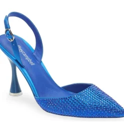 Heel-Jeffrey Campbell Zivote Bright Blue Heel