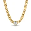 Jewelry-Jurate LA Sugar Heart Chain Link Necklace