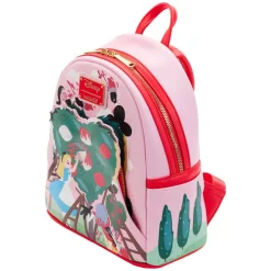 Bags-Loungefly Alice In Wonderland Painting The Roses Red Mini Backpack