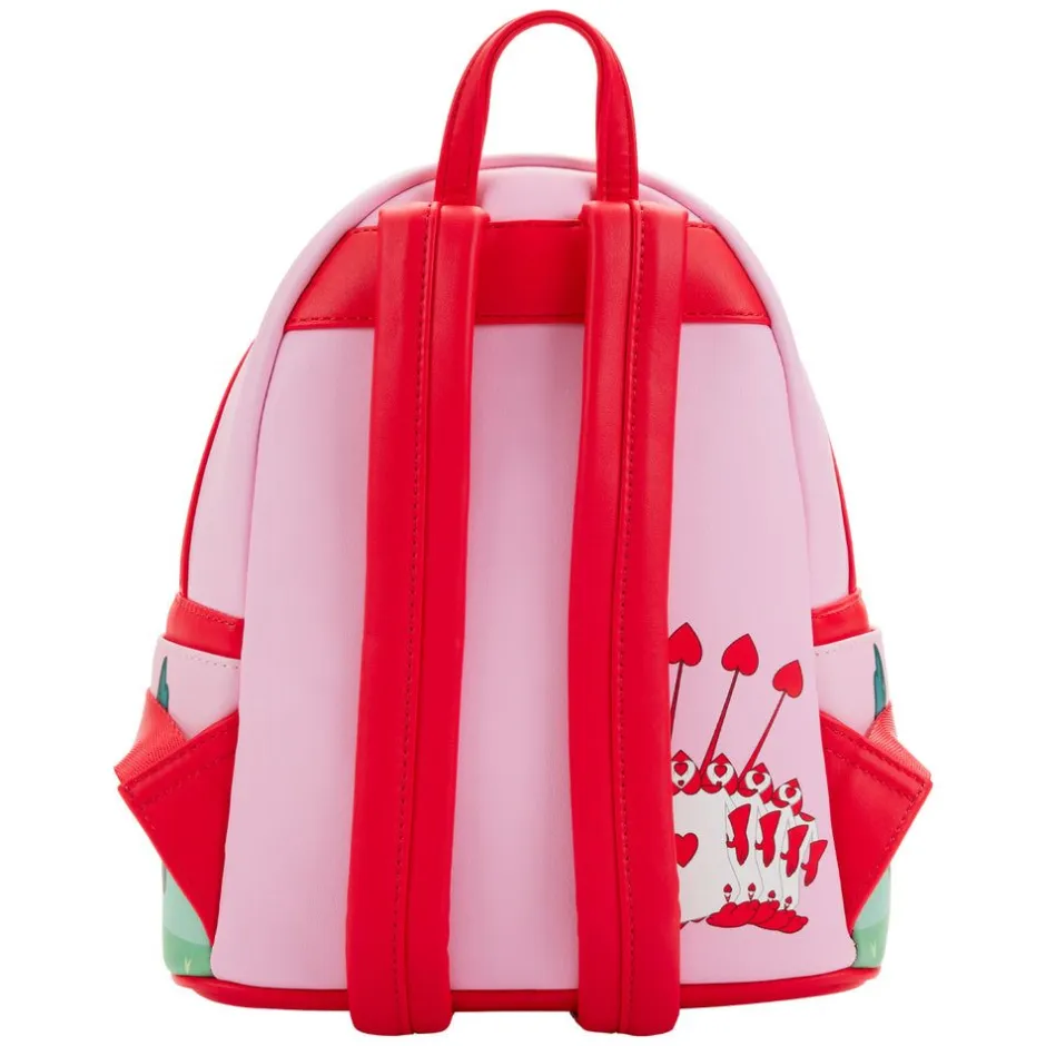 Bags-Loungefly Alice In Wonderland Painting The Roses Red Mini Backpack