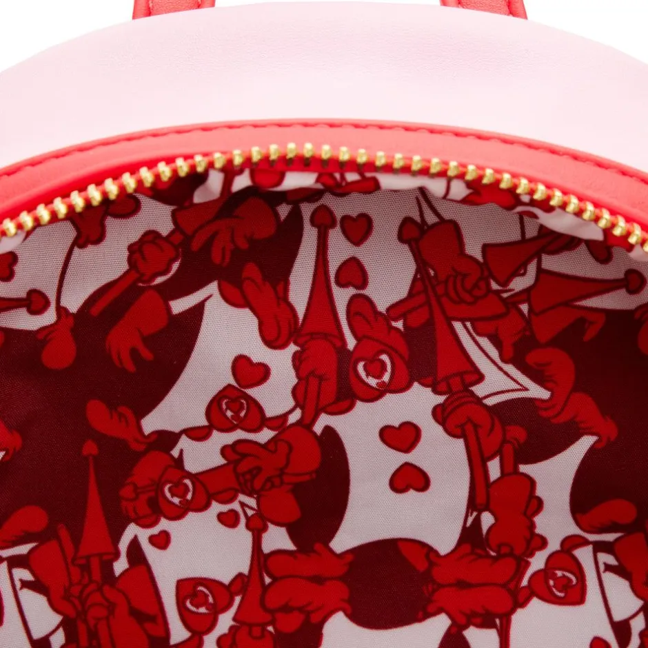 Bags-Loungefly Alice In Wonderland Painting The Roses Red Mini Backpack