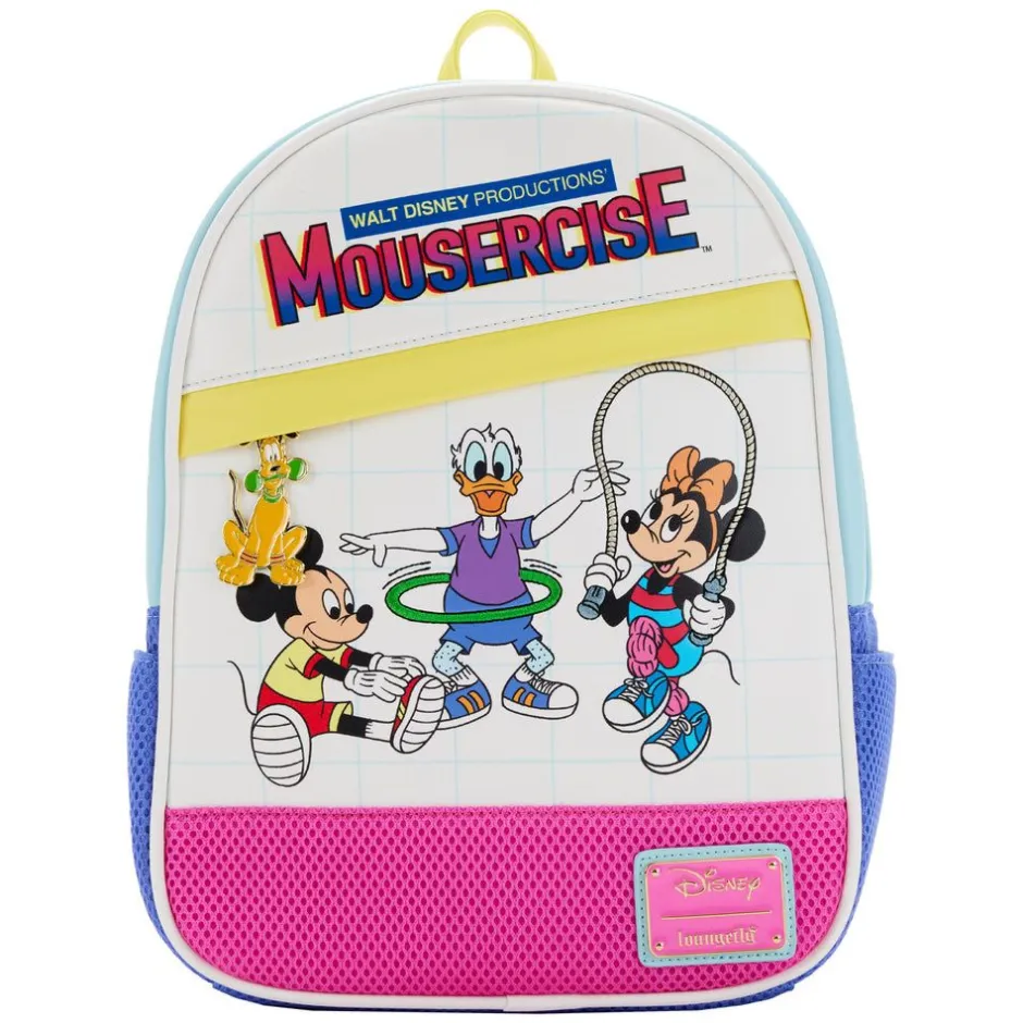 Bags-Loungefly Disney Mousercise Mini Backpack
