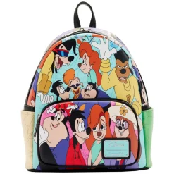 Bags-Loungefly Lf Disney Goofy Movie Collage Mini Backpack