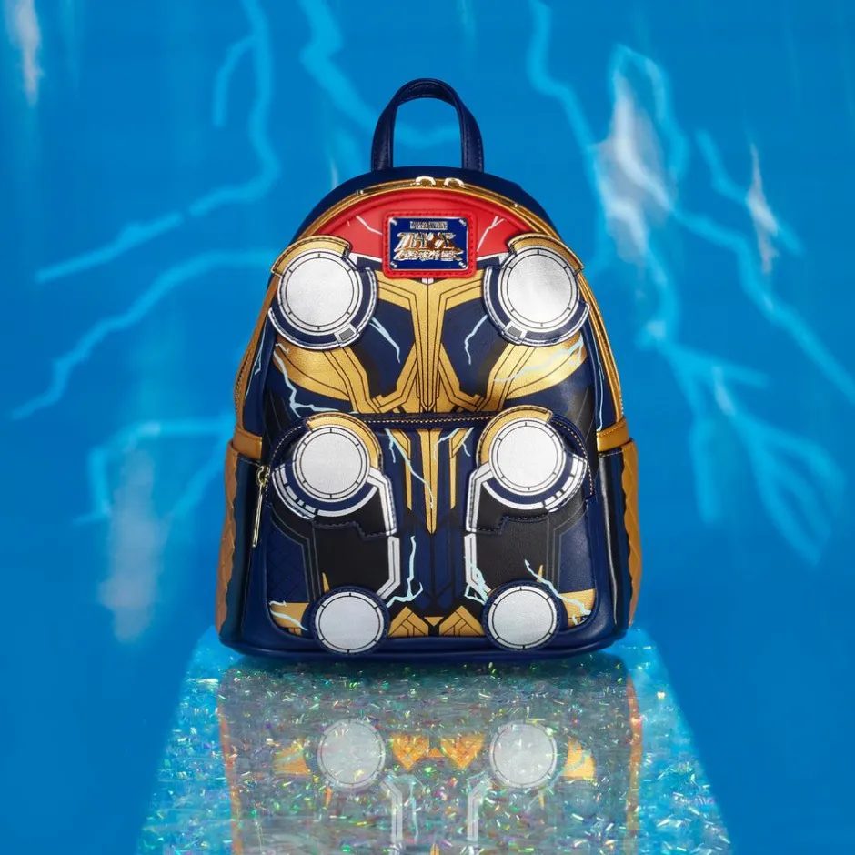 Bags-Loungefly Marvel Thor L&T Cosplay Mini Backpack