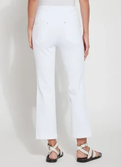 Jeans-Lysse Ankle Denim Baby Bootcut White