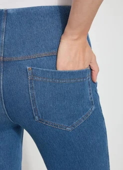 Jeans-Lysse Ankle Denim Baby Bootcut Mid Wash