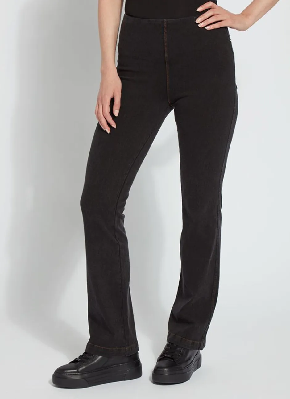 Pants-Lysse Baby Bootcut Denim Midtown Black