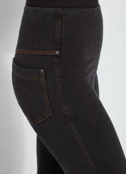 Pants-Lysse Baby Bootcut Denim Midtown Black