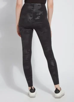 Leggings-Lysse Black Camo Matilda Foil Legging