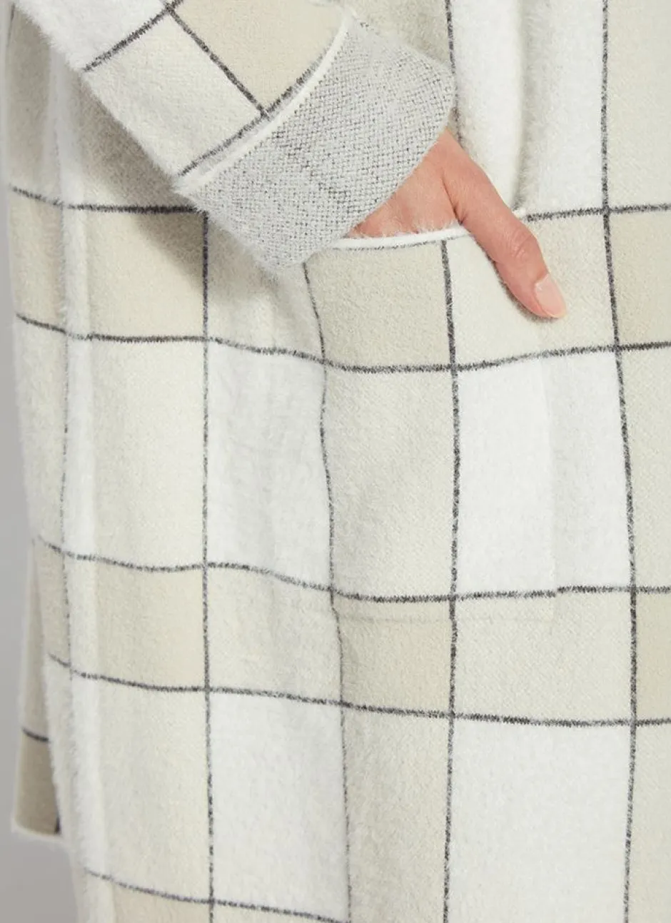 Coats-Lysse Mystic Fringe Sweater Coat Winterland Plaid