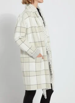 Coats-Lysse Mystic Fringe Sweater Coat Winterland Plaid