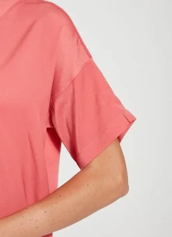 Blouses-Lysse Stevie Top Coral Touch