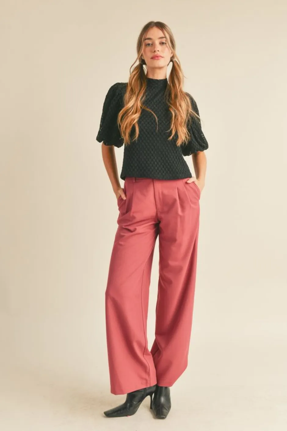 Pants-&Merci &Merci Bethany Pleated Trouser