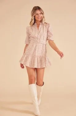 Mini-MINKPINK Freya Belted Mini Dress
