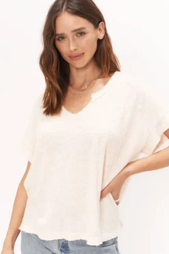 T-Shirts-Project Social T Bronwyn Pink Notch Tee