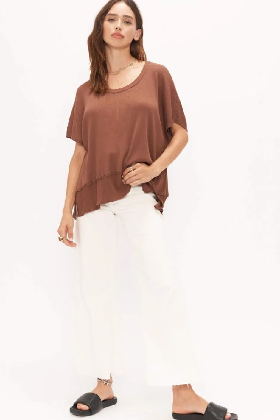 T-Shirts-Project Social T Dalette Maple Rib Tee