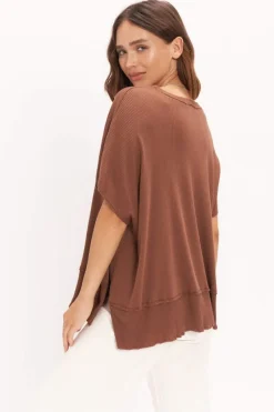 T-Shirts-Project Social T Dalette Maple Rib Tee