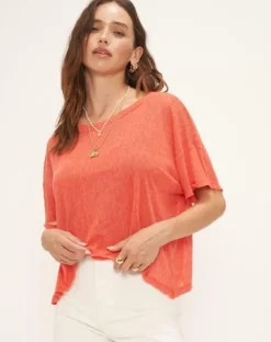 T-Shirts-Project Social T Dani Mesh Tee Summer Cherry