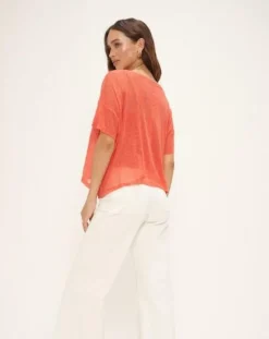 T-Shirts-Project Social T Dani Mesh Tee Summer Cherry