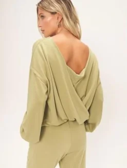 Sweatshirts-Project Social T Faye Twist Back Sweatshirt