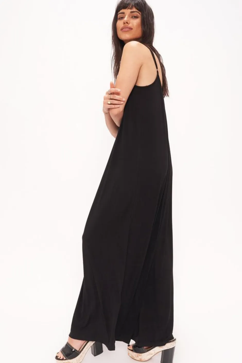 Jumpsuit-Project Social T No Regrets Shirred Jumpsuit