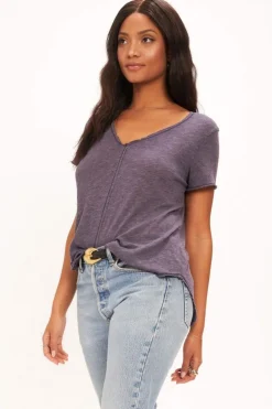 T-Shirts-Project Social T Wearever Tee Moondust Purple