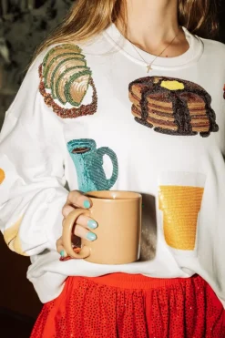 Sweatshirts-Queen of Sparkles Breakfast Sweatshirt