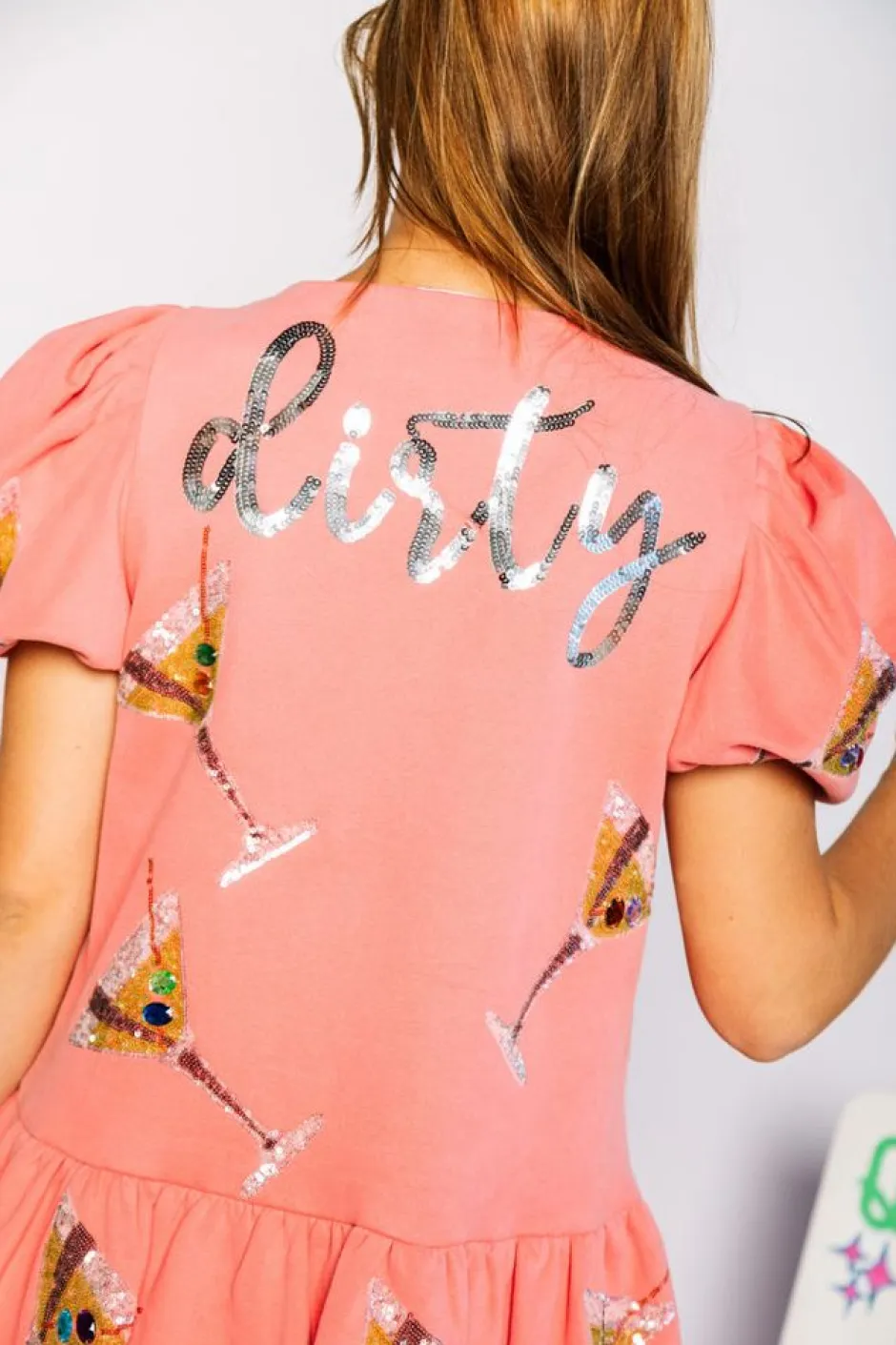 Mini-Queen of Sparkles Dirty Martini Dress