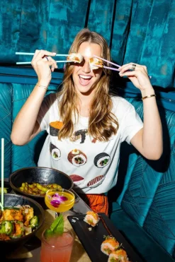 T-Shirts-Queen of Sparkles Sushi Tee
