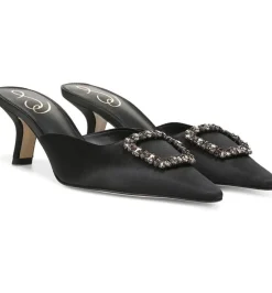 Heel-Sam Edelman Brit Jewel Black Satin