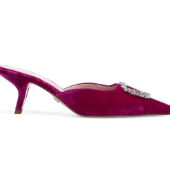 Heel-Sam Edelman Brit Jewel Raspberry Velvet
