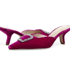 Heel-Sam Edelman Brit Jewel Raspberry Velvet
