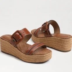 Wedge-Sam Edelman Carson Rich Cognac Wedge
