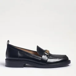 Loafers/Oxfords-Sam Edelman Christy Black Shiny Loafer