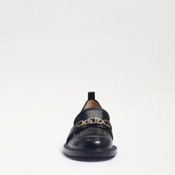 Loafers/Oxfords-Sam Edelman Christy Black Shiny Loafer